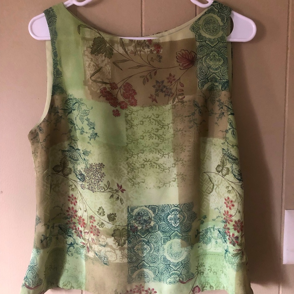 Green vintage top